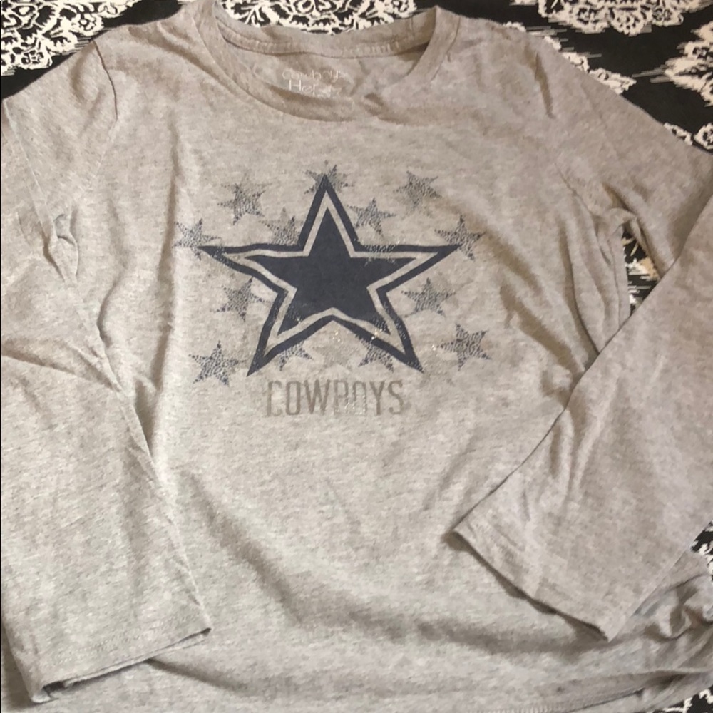 Cowboys Girls large 12-14 top great condition